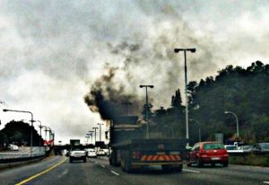 Black Soot Pollution due to Combustion of Fossil Fuel (Credit: Zakysant 2010 .CC BY-SA 3.0.)