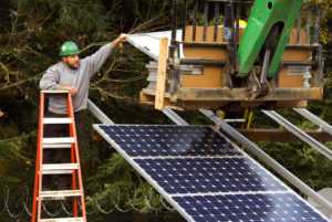 Solar Panel Installation (Credit: Oregon Department of Transport .CC BY 2.0)