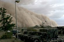 dust storm, air quality