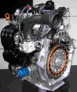 Parts of a Hybrid Car: The Integrated Motor Assist (IMA) (Credit: LSDSL 2007 .CC BY-SA 2.0 DE.)