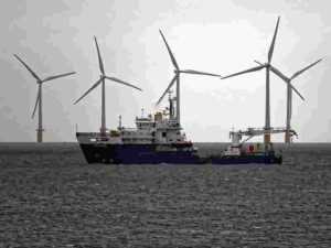Disadvantages of Wind Energy: Marine Hazard Risk (Credit: Acabashi 2017 .CC BY-SA 4.0.)