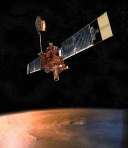 Examples of Spacecrafts: Mars Global Surveyor (Credit: NASA/JPL-Caltech/Corby Waste 1999)
