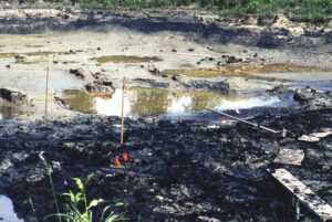Oil Spill Meaning: Soil and Water Pollution (Credit: James St. John 2006 .CC BY 2.0.)