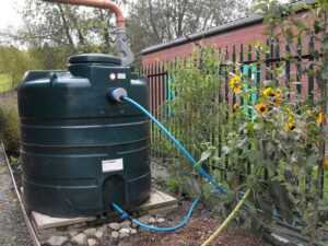 Rainwater Harvesting Definition: Some Basic Tools and Components of a RWH System (Credit: Penny Mayes 2011 .CC BY-SA 2.0.)