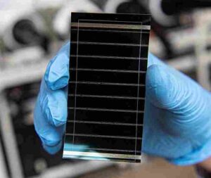 Benefits of Solar Energy: Perovskite Cells and Organic Semiconductors Represent the Flexibility and Innovative Potential of Solar Technologies (Credit: Dennis Schroeder / National Renewable Energy Laboratory 2022)