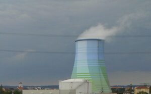 Control of Thermal Pollution: Cooling Towers are Commonly Used With Power Plants (Credit: Malfoy 2007 .CC BY-SA 3.0.)